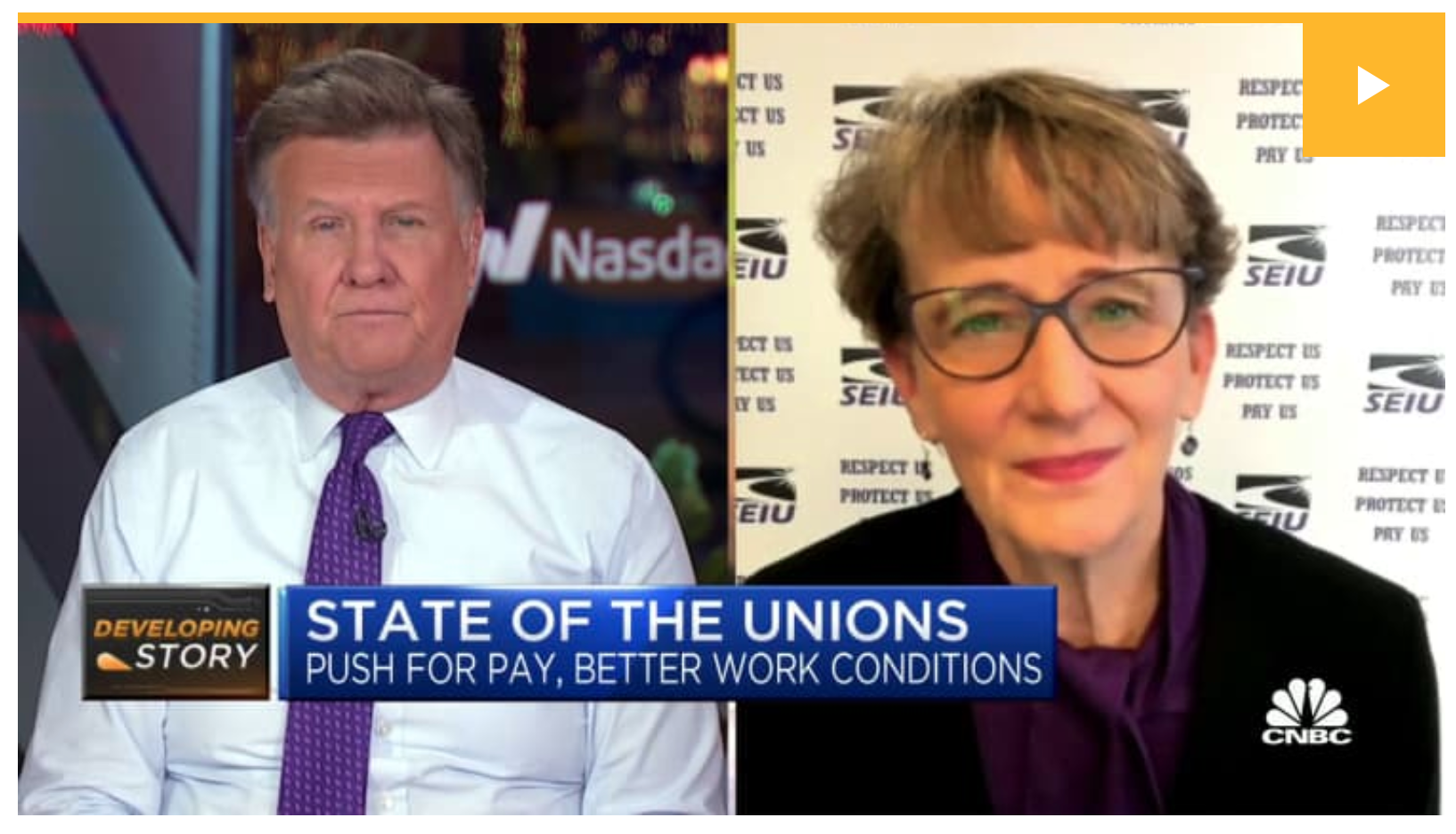 This is an incredible moment for unions and working people, says says SEIU president